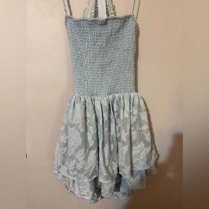 Rue21 Light Blue Backless Dress